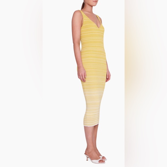 Staud Dana Ombré Midi Dress - Picture 2 of 6